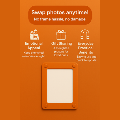 Pack Magnetic Picture Frames